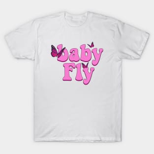 Baby Fly pink butterfly T-Shirt